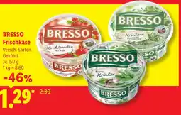 Lidl Bresso frischkäse kirschtomaten & chili Angebot