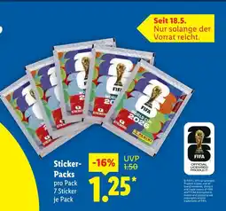 Lidl Fifa sticker-packs Angebot