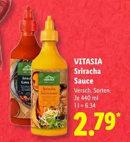 Lidl Vitasia sriracha sauce extra Angebot