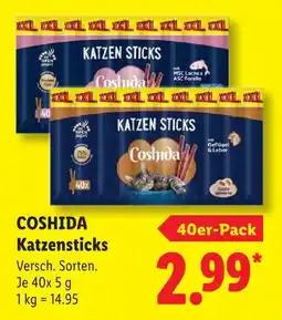 Lidl Coshida katzensticks msc lachs & asc forelle Angebot