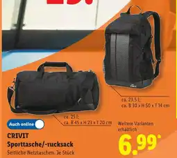 Lidl Crivit sporttasche Angebot