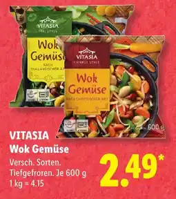Lidl Vitasia wok gemüse nach thailändischer art Angebot