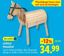 Lidl Lupilu holzpferd Angebot
