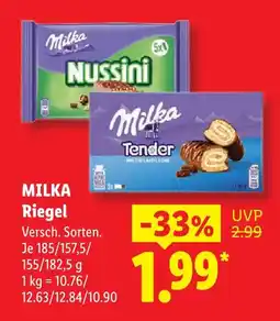 Lidl Milka nussini Angebot