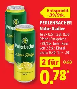 Lidl Perlenbacher natur radler Angebot