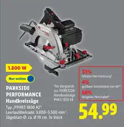 Lidl Parkside parkside performance handkreissäge Angebot