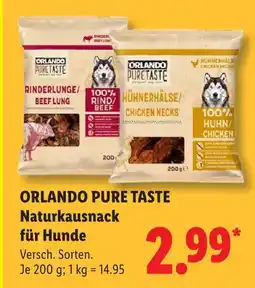 Lidl Orlando pure taste rinderlunge Angebot