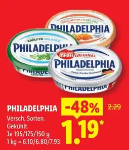 Lidl Philadelphia original Angebot