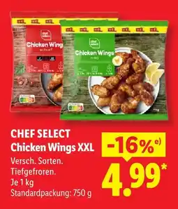Lidl Chef select chicken wings xxl scharf Angebot