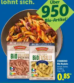 Lidl Combino bio vollkorn penne Angebot