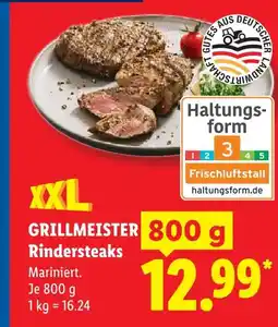 Lidl Grillmeister rindersteaks Angebot
