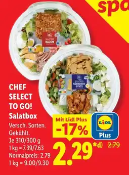 Lidl Chef select salatbox bacon Angebot