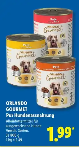 Lidl Orlando gourmet paté reich an rind Angebot