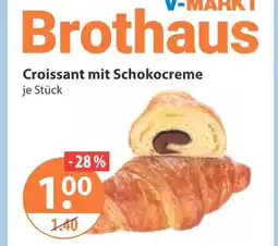 V Markt Croissant mit schokocreme Angebot