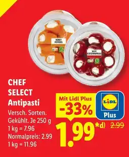 Lidl Chef select antipasti Angebot