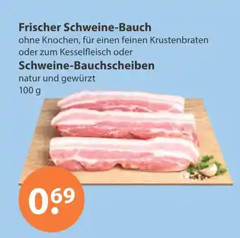 V Markt Frischer schweine-bauch Angebot