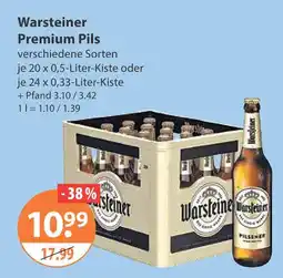 V Markt Warsteiner premium pils Angebot