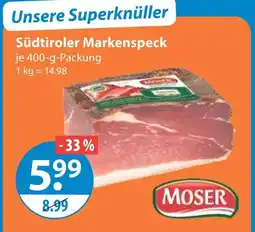 V Markt Moser südtiroler markenspeck Angebot