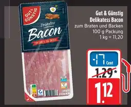 Marktkauf Gut & günstig delikatess bacon Angebot