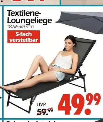 Wreesmann Textilene-loungeliege Angebot