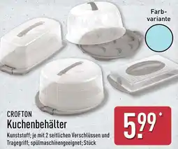 Aldi Nord CROFTON Kuchenbehälter Angebot