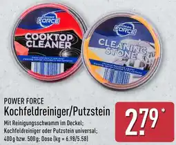 Aldi Nord POWER FORCE Kochfeldreiniger/Putzstein Angebot