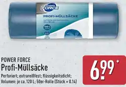 Aldi Nord POWER FORCE Profi-Müllsäcke Angebot