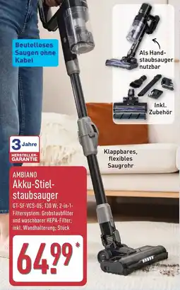 Aldi Nord AMBIANO Akku-Stielstaubsauger Angebot