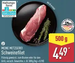 Aldi Nord MEINE METZGEREI Schweinefilet Angebot