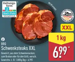 Aldi Nord BBQ Schwenksteaks XXL Angebot