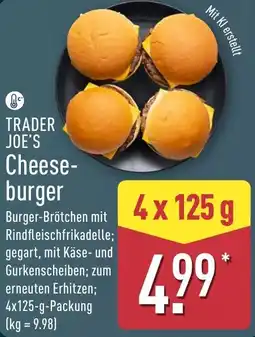 Aldi Nord TRADER JOE'S Cheeseburger Angebot