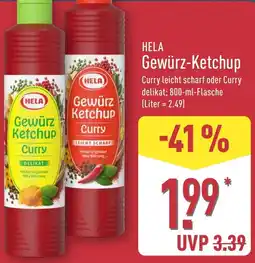 Aldi Nord HELA Gewürz-Ketchup Angebot