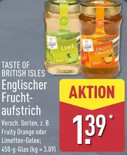 Aldi Nord TASTE OF BRITISH ISLES Englischer Fruchtaufstrich Angebot