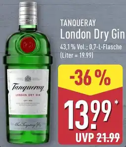 Aldi Nord TANQUERAY London Dry Gin Angebot