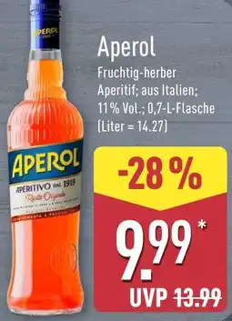 Aldi Nord Aperol Angebot