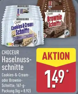 Aldi Nord CHOCEUR Haselnussschnitte Angebot