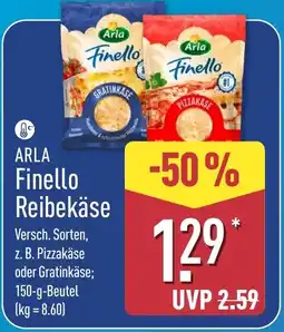Aldi Nord ARLA Finello Reibekäse Angebot
