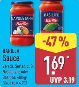 Aldi Nord BARILLA Sauce Angebot