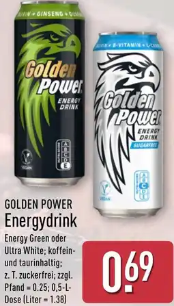 Aldi Nord GOLDEN POWER Energydrink Angebot