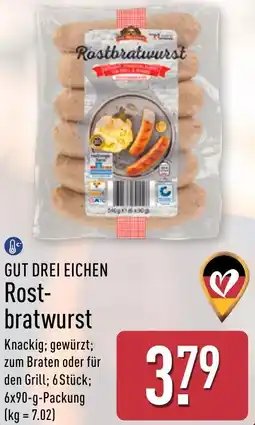 Aldi Nord GUT DREI EICHEN Rostbratwurst Angebot