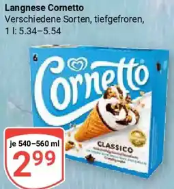 Globus Langnese Cornetto Angebot