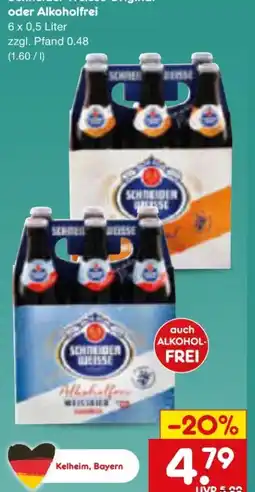 Netto Marken-Discount Schneider Weisse Original Angebot