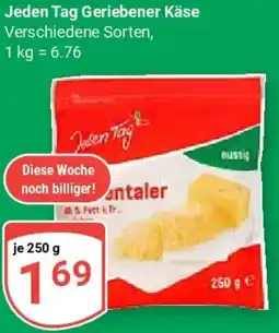 Globus Jeden Tag Geriebener Käse Angebot