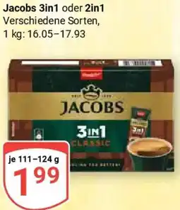 Globus Jacobs 3in1 oder 2in1 Angebot