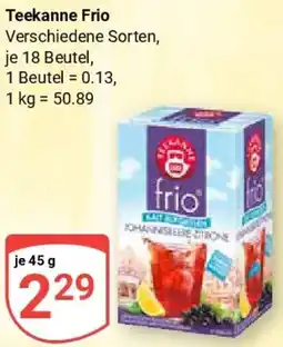 Globus Teekanne Frio Angebot
