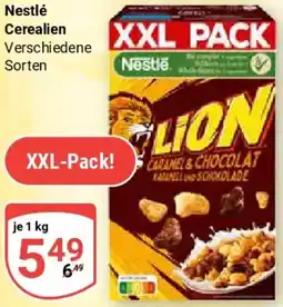 Globus Nestlé Cerealien Angebot
