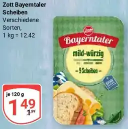 Globus Zott Bayerntaler Scheiben Angebot