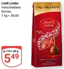 Globus Lindt Lindor Angebot