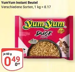 Globus Yum Yum Instant Beutel Angebot