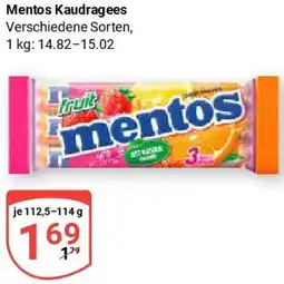 Globus Mentos Kaudragees Angebot